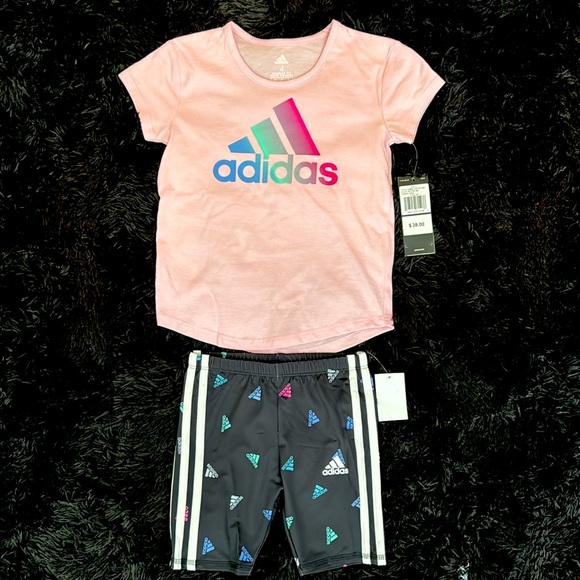 adidas Other - 🌟H-P🔥Adidas Little Girls SZ4 2PC Set🌟🔥